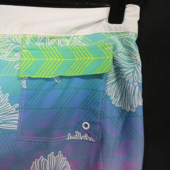 GEORGE | medium | Tropical Gradient Swim Shorts *stained waistline - Picture 11 of 15